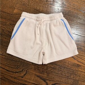 White Terry Minnow Shorts